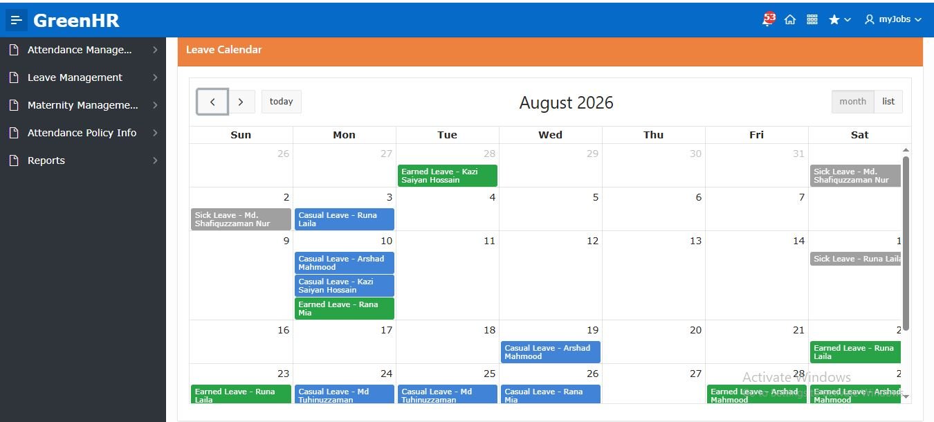 Leave Management Feature